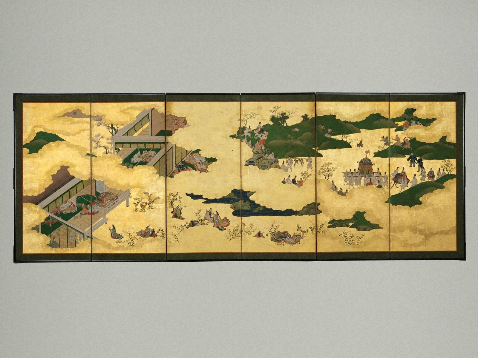 源氏物語図屏風 - 金沢ミュージアムプラス