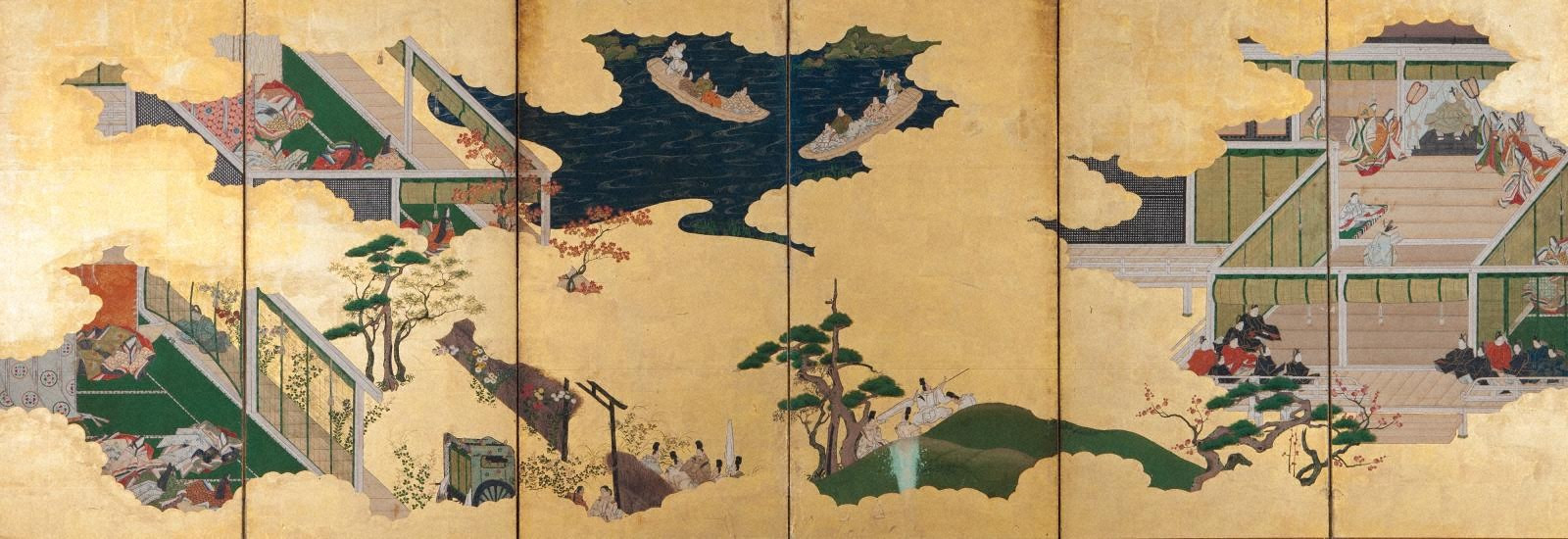 源氏物語図屏風 - 金沢ミュージアムプラス