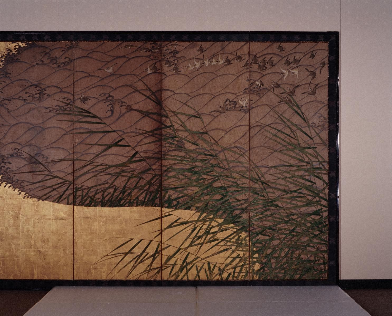 千鳥図屏風 - 金沢ミュージアムプラス
